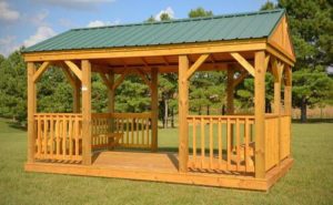 Call us today at 318-608-8795 for more information on our wooden Cabanas and Gazebos from Edgewood Buildings in Northeast Louisiana